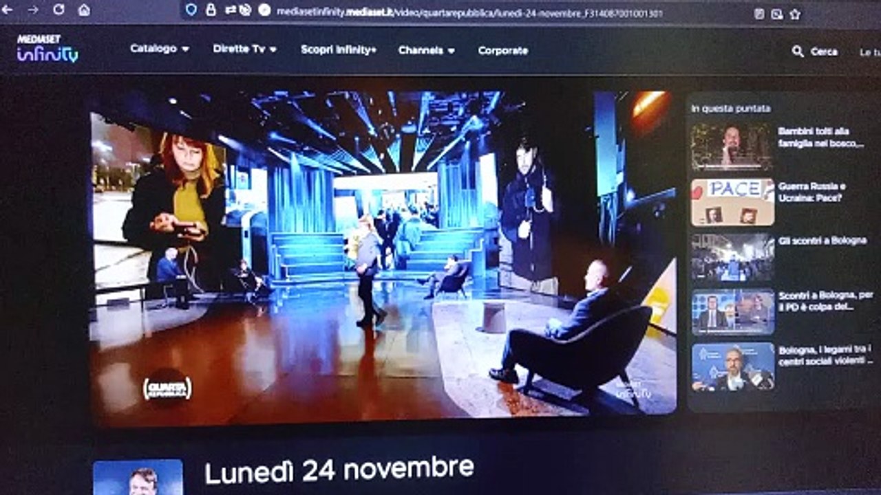 Io Leandro da Cicalone a Mediaset