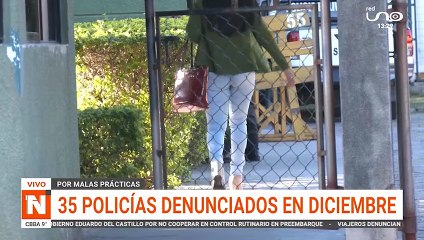 35 POLICÍAS DENUNCIADOS EN DICIEMBRES