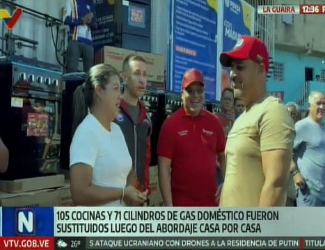 Gobierno Bolivariano fortalece el abastecimiento de gas y equipamiento de cocinas en edo. La Guaira