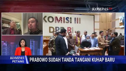 Panas! Debat Hakim PT Jakarta Vs DPR soal Prabowo Tanda Tangani KUHAP Baru | KOMPAS PETANG