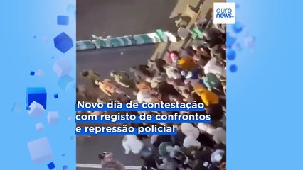 Forte presença estudantil no terceiro dia de protestos no Irão