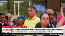 Desembargadora mantém seguranças de Bolsonaro | TEMPO REAL