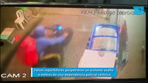 Falsos repartidores perpetraron un violento asalto a metros de la Departamental de La Plata
