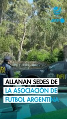 Allanan sedes de la Asociación de Fútbol Argentina en investigación por evasión fiscal
