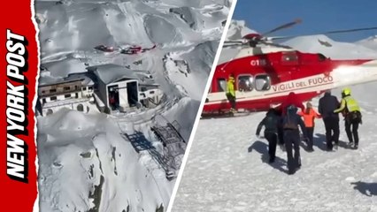 Cable car crashes at Italian ski resort, injures 4 and leaves 100 stranded high above Alps