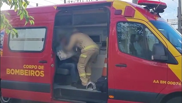 Idoso cai de bicicleta no são Cristóvão, é socorrido pelo Siate e levado que fratura para o HU