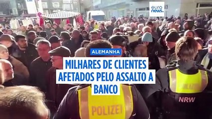 Ladrões perfuram cofre de banco alemão e roubam milhões de euros