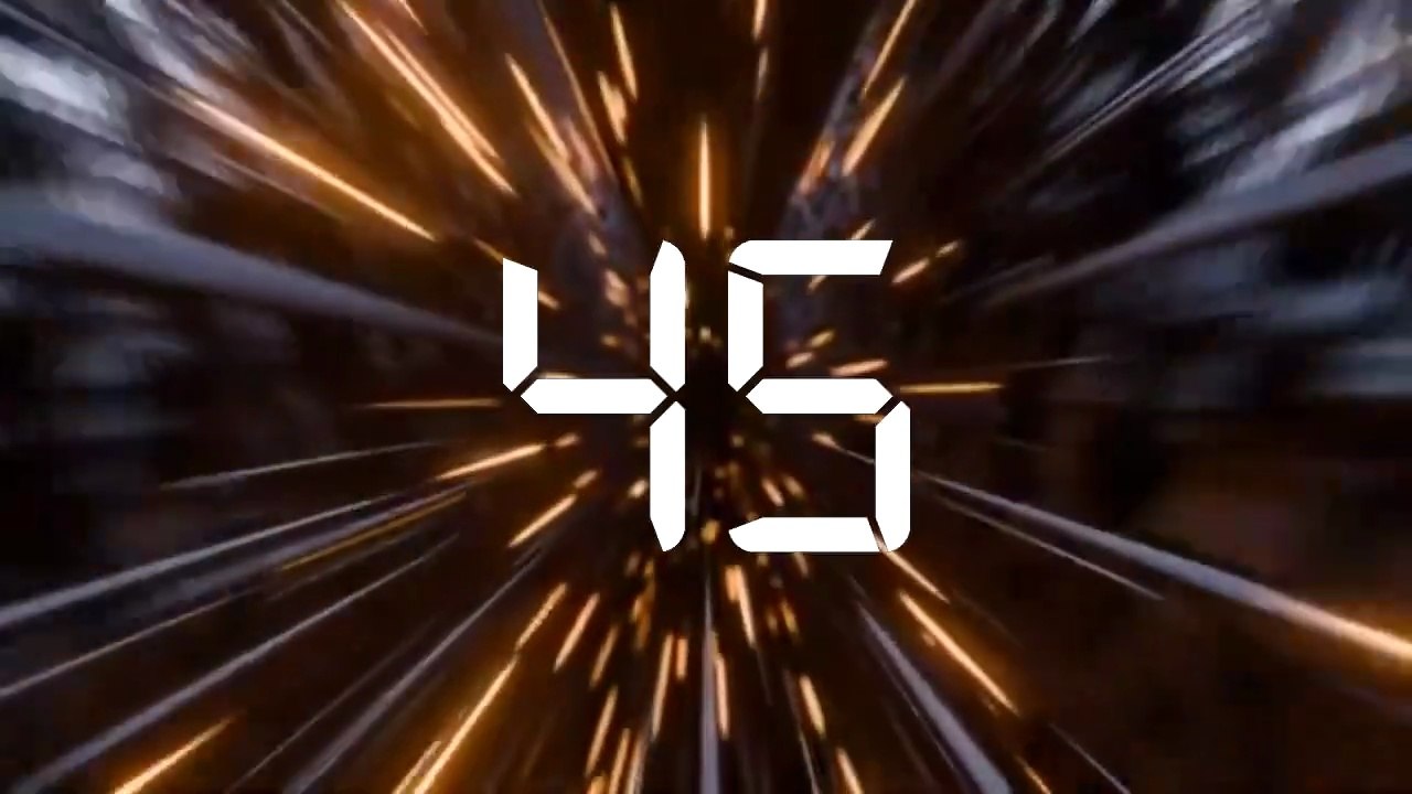 Countdown 45 seconds / Relógio Regressivo