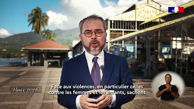 [MARTINIQUE] Voeux 2026 du préfet Etienne Desplanques