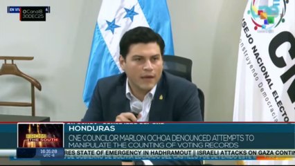 Honduras | CNE member Ochoa denounced attempted vote counting manipulations