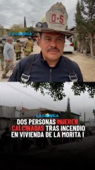 Dos personas mueren calcinadas tras incendio en vivienda de La Morita I
