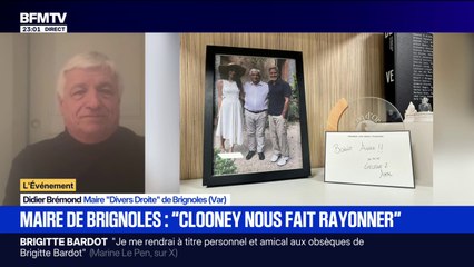 “Il aime la France (...) il se sent un peu chez lui”: Didier Brémond (DVD), maire de Brignoles, réagit à la naturalisation de Georges Clooney