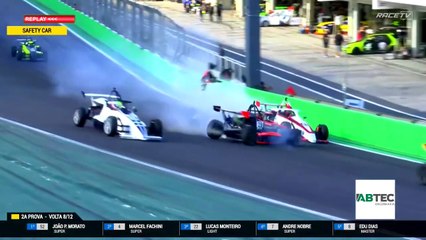 Formula 1600 Brasil 2025 Interlagos 6 Race 2 Schmidt Veiga Big Crash