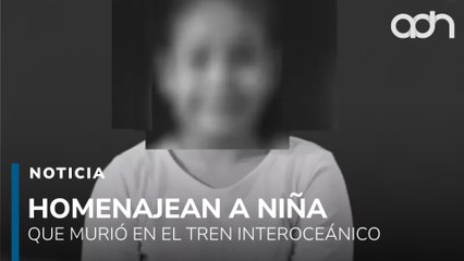 Dolor y luto en el homenaje a la niña fallecida en el Tren Interoceánico