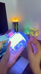 MC Game Medicine Bottle LED Night Light Table Lamps