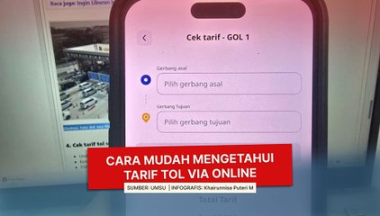 Cara Mudah Cek Tarif Tol via Online