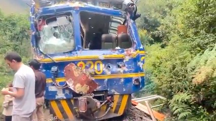 Machu Picchu: choque de dos trenes deja 30 personas heridas y un fallecido en Perú