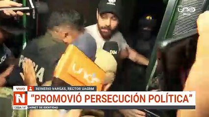 RECTOR SOBRE APREHENSIÓN DE EDUARDO DEL CASTILLO