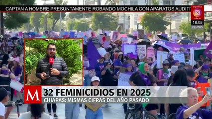 Chiapas cierra 2025 con 32 feminicidios y sentencias de hasta 100 años de prisión