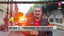 Siete personas fueron asesinadas en distintos hechos violentos en Guanajuato
