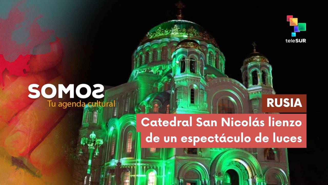 Rusia | Catedral San Nicolás lienzo de un espectáculo de luces SOMOS 30-12-2025