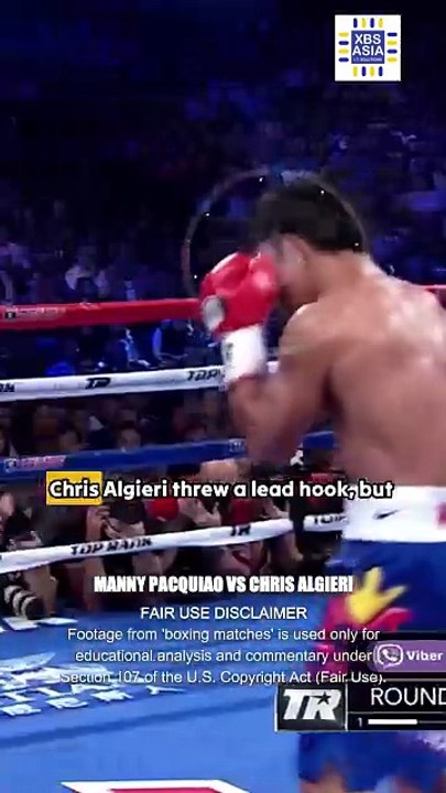 Chris Algieri TRIED to HOOK Manny Pacquiao! He PAID the PRICE and SENT him ROLLING!