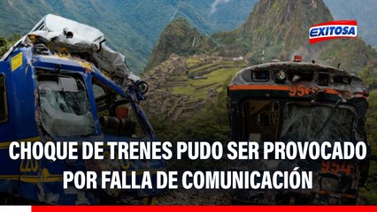 Trenes en Machu Picchu van por una sola vía: Falla de comunicación pudo haber provocado accidente