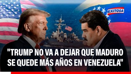 Trump utiliza una guerra psicológica para lograr la caída de Nicolás Maduro, según politólogo