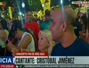 El joropo estuvo presente en el Concierto de Fin de Año 2025 con el inigualable Cristóbal Jiménez