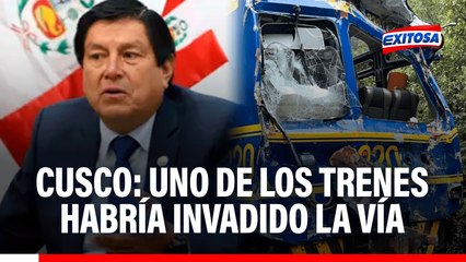 Tragedia en Machu Picchu: Uno de los trenes habría invadido la ruta, según alcalde del Cusco