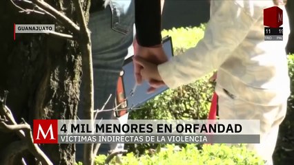 Más de 4 mil menores en Guanajuato quedaron huérfanos por homicidios y desapariciones