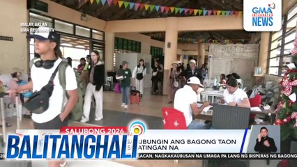 Mga turistang sasalubungin ang Bagong Taon sa Boracay, nagsisidatingan na | Balitanghali