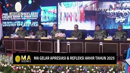 MA Gelar Apresiasi dan Refleksi Akhir Tahun 2025, Tegaskan Akuntabilitas Publik | MA NEWS