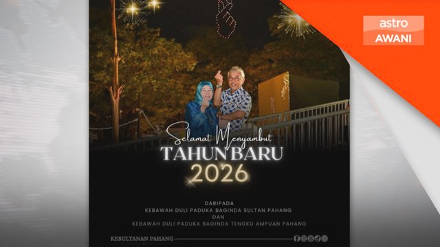 Sultan Pahang zahir ucapan Tahun Baharu, doa kesejahteraan rakyat