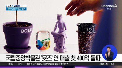 국립중앙박물관 ‘뮷즈’ 연 매출 첫 400억 돌파