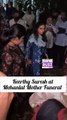 Keerthy Suresh at Mohanlal Mother Funeral