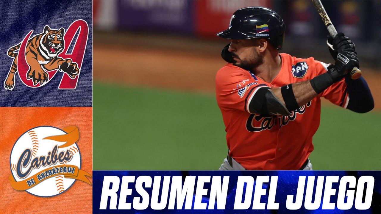 Resumen del juego Tigres de Aragua vs Caribes de Anzoátegui | 30 de diciembre de 2025