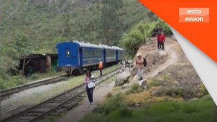 Dua kereta api bertembung di laluan Machu Picchu, seorang maut dan puluhan cedera