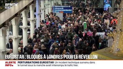 Eurostar: des nombreux Français bloqués à Londres pour le réveillon