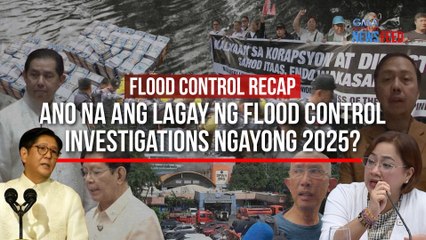 Ano na ang lagay ng flood control investigations ngayong 2025? | GMA Integrated Newsfeed