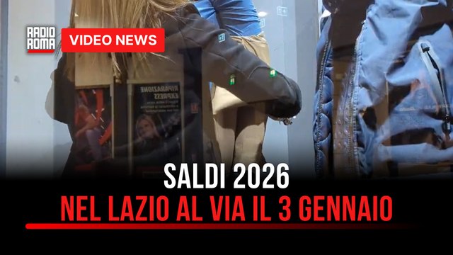 Saldi invernali 2026, nel Lazio al via dal 3 Gennaio
