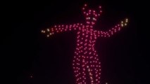 Incredible drone and firework collaboration creates an unforgettable visual spectacle
