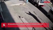 İstanbul'da e 14 yaşındaki çocuk markete ateş açtı