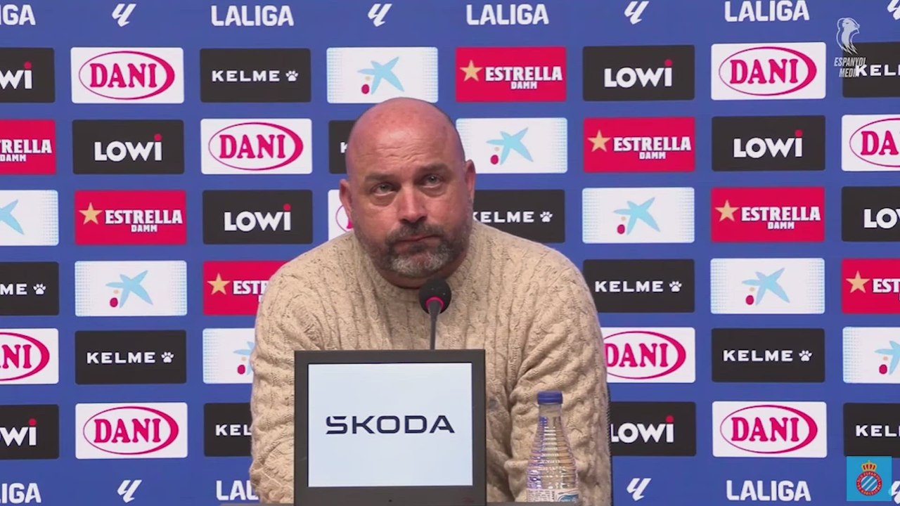 Rueda de prensa de Manolo González previa al Espanyol vs. Barcelona