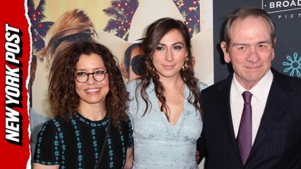Victoria Jones with her father Tommy Lee Jones at the Premiere of 'Just Getting Started'
