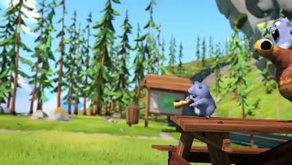 Bear Under Close Protection _ Grizzy _ the lemmings 🐻🐹 Cartoon for Kids