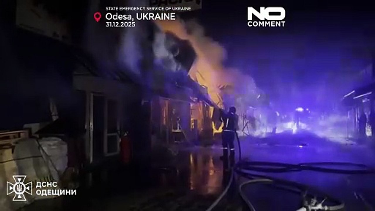 Russische Drohnenangriffe auf Odesa verletzen sechs Menschen