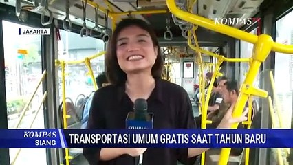 Pemprov DKI Gratiskan Transjakarta, MRT dan LRT Jakarta Saat Malam Tahun Baru