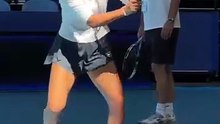 Emma practicing in Perth 31st December