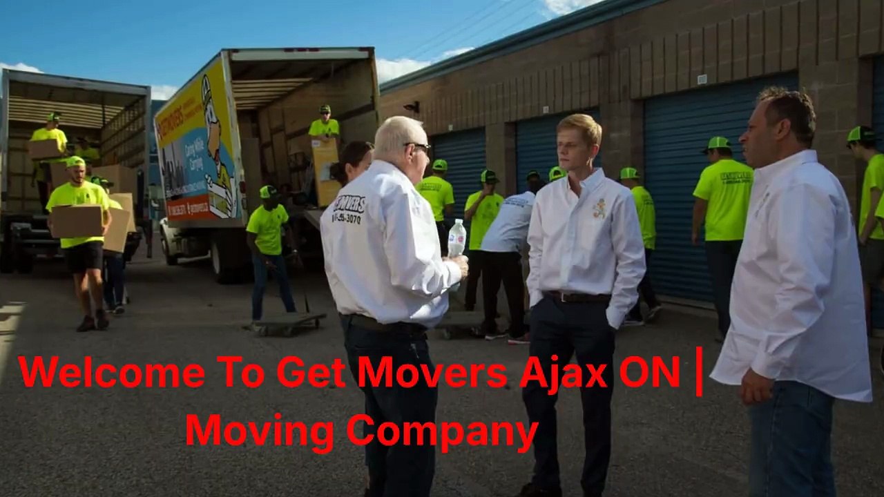 Get Movers in Ajax, ON | L1S-3Z2